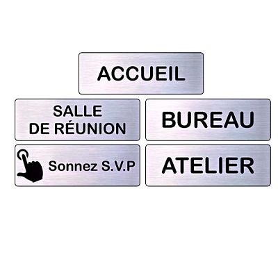 Plaquette d'identification / Plaque de porte